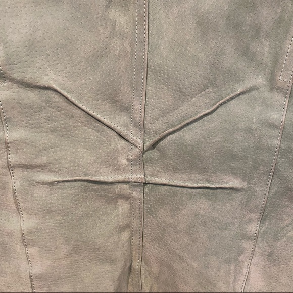 Wilsons Leather Maxima Sage Green Suede Jacket y2k vintage spring pastel - Picture 9 of 13